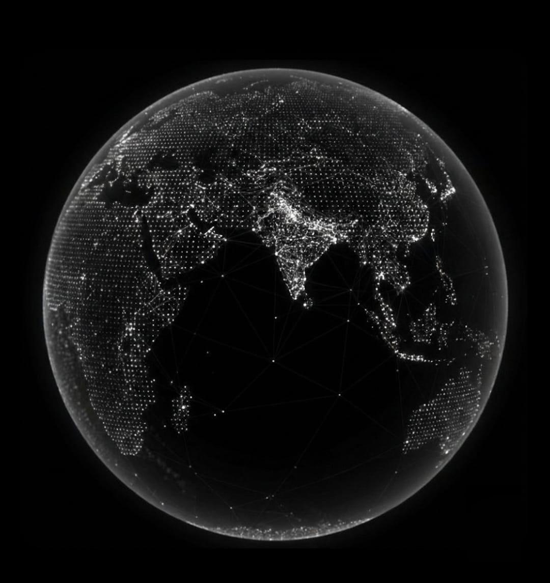 Global network visualization